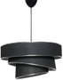 Opviq Lámpara de araña Couper - Negro y Plata